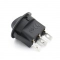 Baomain Car Truck Rocker Toggle Switch Yellow Dot Led Light 12v Spst On-off Control 2 Pack W Cap Pair