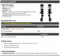 Front Strut And Coil Spring Assembly Set Of 2 For 2011-2013 Ford Explorer Awd Excludes Rwd