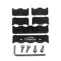 Ledaut 12pc Engine Spark Plug Wire Separator Divider Suit For 8mm 9mm 10mm Black 