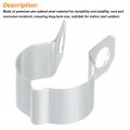 Uxcell 20pcs Pipe Clamps Fit For 5 8 16mm Rigid Bracket Strap Clamp Metal Split Ring Hanger Support Tube