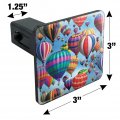 Hot Air Balloons Pattern Tow Trailer Hitch Cover Plug Insert