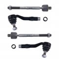 Trq Front Inner Outer Tie Rod Rack End Assembly Pair 2pc Set For E60 525 528 Awd Xi