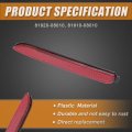 X Autohaux 1 Pair Rear Left Right Bumper Reflector Light Cover For Toyota Rav4 2019-2021 Lexus Rc300 2016-2021 81920-08010