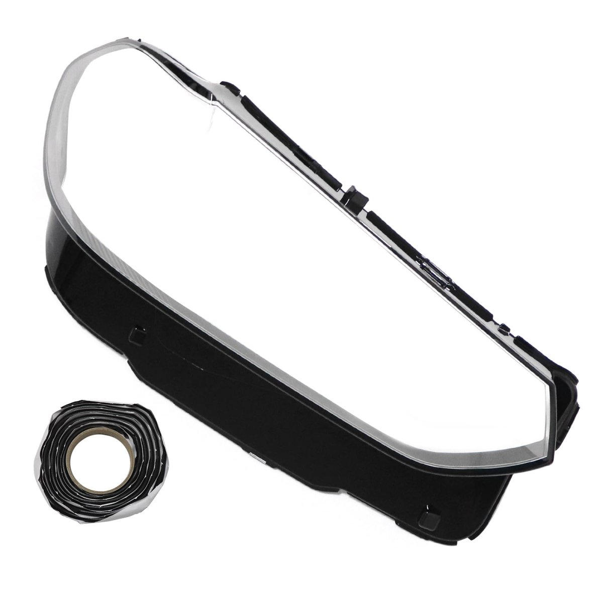 Right Side Front Headlight Lens Clear Cover Sealant Glue For Bmw X3 X4 2022-2024