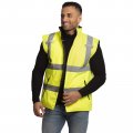 Jorestech High Visibility Reversible Insulated Safety Vest With Ansi Compliant Reflective Tape Bodywarmer Medium 