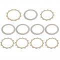 Topteng Clutch Plate Kit Disc Plates Steel Friction For Suzuki Sp Dr 500 600 Ls 400 650 Gsx400 1981-2017