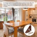 Uxcell 4pcs Angle Corner Brackets 86mm X Cold Rolled Steel Braces Joining Support With Screws For Desk Bed Edge Brown