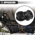 Motoforti Transfer Case Linkage Bushing For Dodge Ram 1500 2002-2008 Rubber 52105555aa 55366066ab Black 4pcs