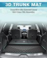 Mixsuper Custom Fit Cargo Liner For 2021-2023 2024 Chevrolet Tahoe Gmc Yukon All Weather Rear Mat Trunk Behind The 3rd Row