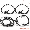 A-premium Front And Rear Abs Wheel Speed Sensor Compatible With Ford Mercury Models Taurus 2008-2009 X Freestyle 2005-2007 Five