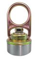 Frontline Fall Protection Weld-on Puck With Steel Mega Swivel 10k Anchor Rotates 360a And Pivots 180a Side-to-side Osha Ansi 