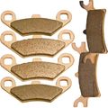 2003-2008 Polaris 500 Sportsman Ho Efi Front Rear Sintered Brake Pads 