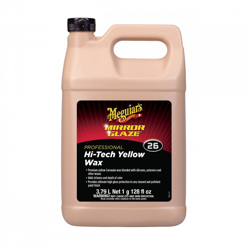 Meguiars M26 Mirror Glaze Hi-tech Yellow Wax 1 Gallon