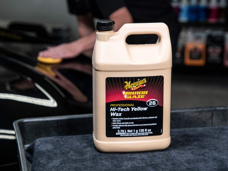 Meguiars M26 Mirror Glaze Hi-tech Yellow Wax 1 Gallon