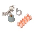 Keenso Plasma Cutter Electrode Tip Kit 22 Pcs Set With Brass Electrodes And Cap For Cutting Tasks 
