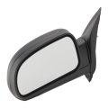 Door Mirror For Chevy Trailblazer 2002 To 2009 Driver Side Textured Black Manual Folding Adjust Non Heated Replace Gm1320264 