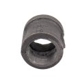 Applianpar 10 Pack Black Malleable Iron Cast Pipe Fitting 2 Inch Coupling For Diy Furniture Industrial Plumbing Supplies 1