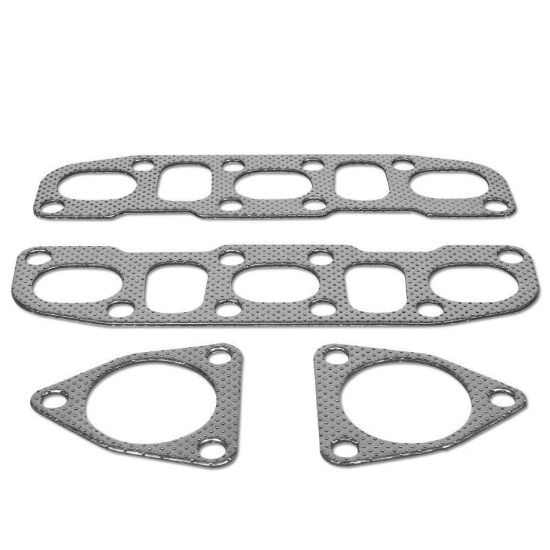 Dna Motoring Gktset-350z-g35 Aluminum Exhaust Manifold Header Gasket Set Replacement