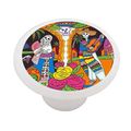 Gotham Decor Day Of The Dead Ceramic Drawer Knob 