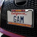 Cal State Dominguez Hills Alumni Logo Full Size Standard License Plate Metal Frame