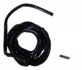 Rubber Front Windshield Moulding Kit With Clip For Wrangler Yj 1987 To 1995 Black Window Glass Weatherstrip Jop-55010655k 