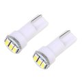 10pack White T5 74 Led Light Bulb Bulbs Bright Instrument Panel Gauge Cluster Dashboard With Twist Lock Socket Instrument 