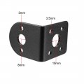 Uxcell 2pcs L-shape Mounting Bracket Gear Reduction Motor Holder For 25mm