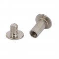 Uxcell M4x10mm Female Thread Carbon Steel Cupboard Cross Head Screw Post 25pcs