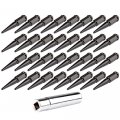 Ocpty 14x1 5 Wheel Lug Nuts Closed Black Nut 4 0 90 Oem Factory Replacement For Chevrolet Gmcd For