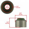 Caltric Valve Stem Seal Compatible With Yamaha Fx140 2003-2004
