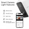 Feit Electric Smart Security Camera 2 4ghz Wifi Home With Motion Detection Night Vision 2-way Audio 1080p Hd Battery Powered