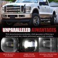 Bunker Indust Led Fog Lights For 2008 2009 2010 Ford F250 F350 F450 Super Duty Bumper Driving Lamp Kit With Adapter Extension