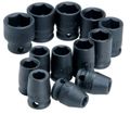 Advanced Tool Design Model Atd-2301 13 Piece 3 8 Drive 6 Point Standard Metric Impact Socket Set 
