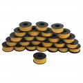 Uxcell 26 Rolls Pvc Concave Conversed Shape 1 5mm2 Cable Markers Letter A-z 