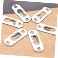 Healeved 40 Pcs Mending Joining Plates Repair Metal Plate Sma Connectors Flat Straight Brackets