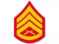 American Vinyl Usmc Rank Staff Sergeant Officially Licensed By The U S Marine Corps 3 X 4 Inch 