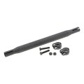 Tie Rod End Adjusting Sleeve For 1999 2000 2001 2002 2003 Dodge Ram Van 3500 Steel Black Medium Thread Female Counterclockwise 