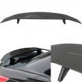 Aintier 3pcs Abs Spoiler Wing Compatible For Universal 52 Glossy Carbon Look Rear Trunk Tail