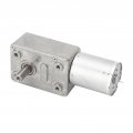 Worm Gear Motor Single Shaft Dc Cw Ccw Self Locking Replacement 12v With Base For Towel Machines 160rpm