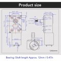 Worm Gear Motor Single Shaft Dc Cw Ccw Self Locking Replacement 12v With Base For Towel Machines 160rpm