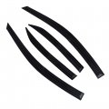 Outside 4 Pieces Black Window Visors Shade Sun Rain Wind Guards Cover Acrylic Replacement For 2009-2013 Toyota Corolla