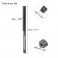 Uxcell Hand Reamers 6mm H8 Metric Reamer Drill Bit For Metal Wood Hole Reaming Straight Flute High Speed Steel Hss Tool