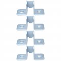 4-pack Front Or Rear Door Check Bracket Pin Repair Replacement For 1984-2001 Cherokee Xj 55012900ab 55002361