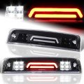 Eparts Black Clear Lens Led 3rd Third Rear Tail Stop Light High Mount Brake Lamp For 2009-2010 Dodge Ram 1500 