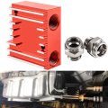Transmission Cooler Thermostatic Bypass Upgrade Fit For 2013-2018 Dodge Ram 6 7l Cummins Diesel 68rfe Red 