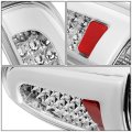 Pair Of Black Housing Smoke Lens Full Led Tail Lights Lamps Compatible With Toyota Tacoma 05-15