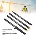 Surveying Prism Pole Mount Prism 2 Meter 4 Section Survey Rtk Gps Carbon Fibre With Level Bubble 0mm Constant