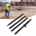 Surveying Prism Pole Mount Prism 2 Meter 4 Section Survey Rtk Gps Carbon Fibre With Level Bubble 0mm Constant