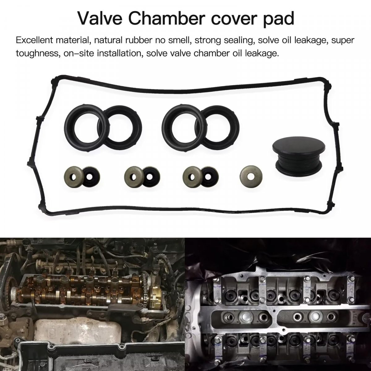 Valve Cover Gasket Set For Acura Integra 1990 2001 B18a1 B18b1 And Honda Crv 1997 B20b4 B20z2 Includes Spark Plug Tube Seals