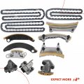 A-premium Engine Timing Chain Kit W Tensioner Fit Dohc 6cyl 3 0 2 6l Compatible With Chevy Gmc Pontiac Saab Saturn Suzuki Buick